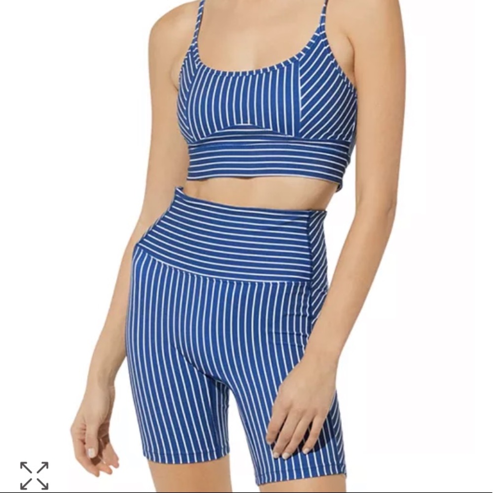 Solid & Striped Workout Set